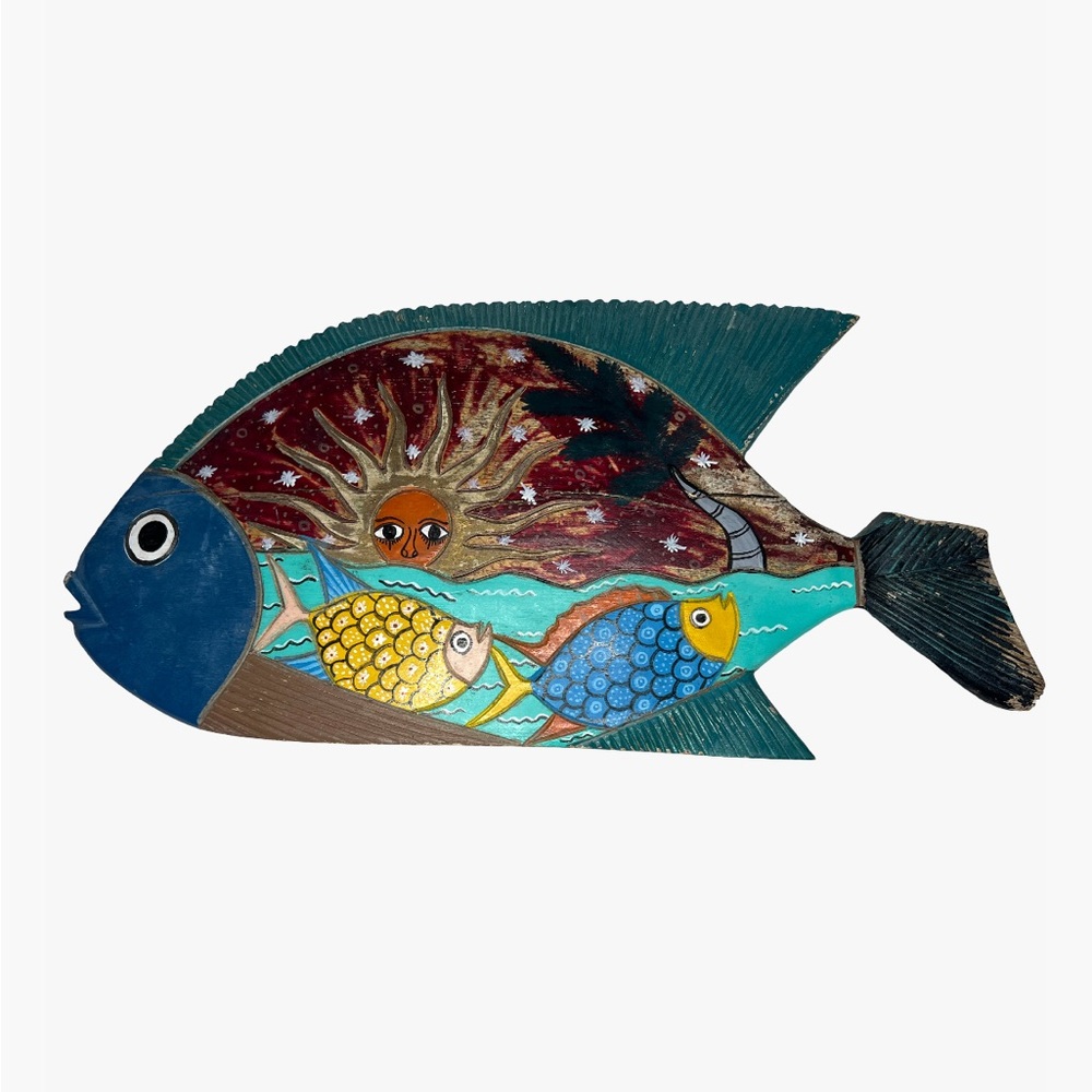Colorful Fish Wall Art Decor